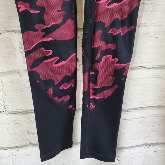 IVY PARK Beyonce Pink Camo Mesh Inset Leggings XXS - Picture 3 of 13